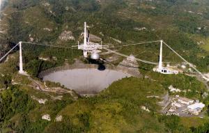 A view of Arecibo Observatory.