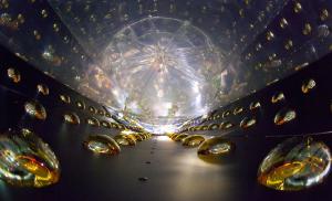 Interior of the Daya Bay neutrino detector.