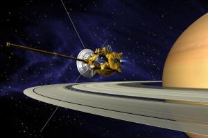 Artist view of the Cassini spacecraft.