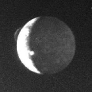 First image showing a volcanic plume on Io.
