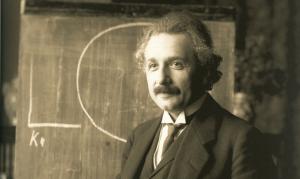 A 1921 photograph of Albert Einstein.