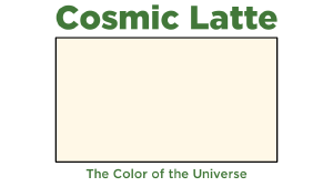 The color of the universe.