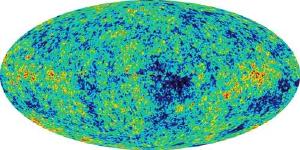 The cosmic microwave background.