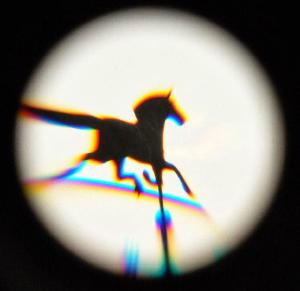 An example of chromatic aberration.