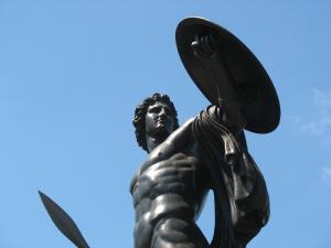 Statue of Achilles in Hyde Park, London.
