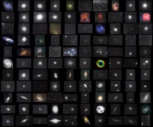 The 110 objects categorized by Charles Messier.