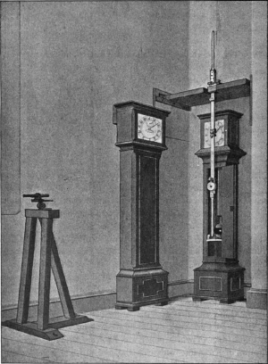 Henry Kater's pendulum, from *Mechanics* by John Cox.