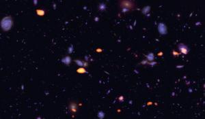 Galaxies seen in the ALMA Deep Field.