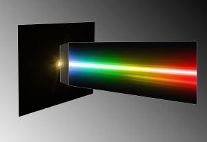 Spectrum of the planet around HR 8799.