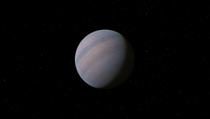 Illustration of the exoplanet Gliese 581d.