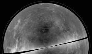 A radio map of Venus.