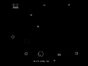 The game Asteroids is a closed universe where you can travel in one direction forever.