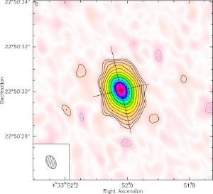 A map of the circumstellar disk around CI Tau.