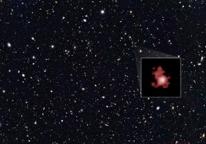 This image – captured by the Hubble Space Telescope in 2016 – shows the location of galaxy GN-z11.