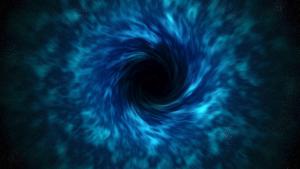 Artistic view of a black hole.