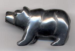 Hematite bear.