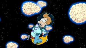 Philip J. Fry experiences a universe of Boltzmann brains.