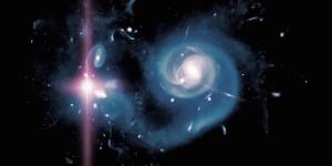 A simulation showing the complex environment that would host a pair-instability supernova in the early Universe.