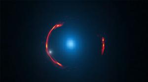 Dwarf dark galaxy hidden in ALMA gravitational lens image.