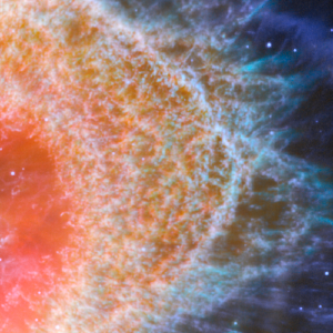 Details show dense globules within the nebula.