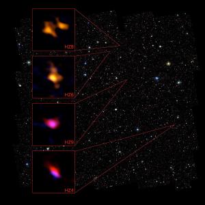 Ionized carbon seen in early galaxies.
