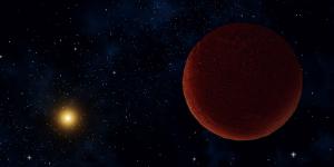 An illustration of the dwarf planet DeeDee.