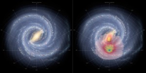 The area of the Milky Way observed by Gaia.