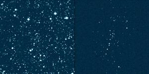Uma3/U1 (right) is a bound group of stars hidden within a deep sky image (left).