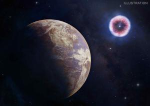 A nearby supernova desolates a nearby habitable planet.