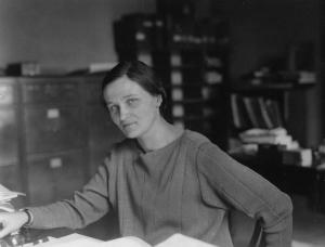 Cecilia Payne at work.