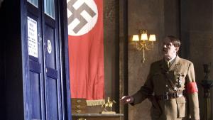 Fictional Hitler meets the TARDIS in Doctor Who.