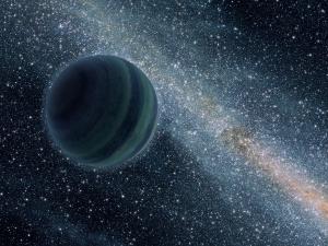 A planet in a sea of stars.