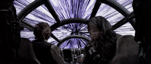 Hyperspace is easy in the movies.