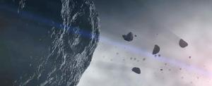 Illustration of the asteroid Bennu.