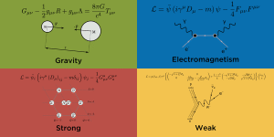 Diagrams of the four forces.