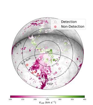 Plot of the observed LMC halo.