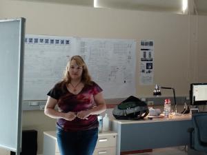 A computer security specialist at ALMA.