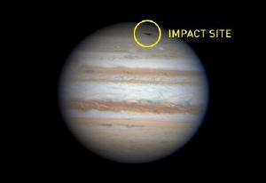 Impact site of Shoemaker-Levy 9.