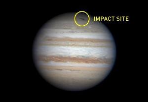 Impact site of Shoemaker-Levy 9.