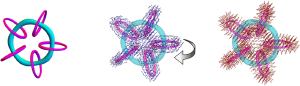3D plots of the numerical solution for a knot soliton.