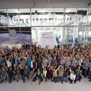 More than 7,000 people work at SpaceX.