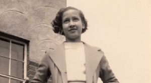 A photo of Katherine Johnson from her early days at NASA.