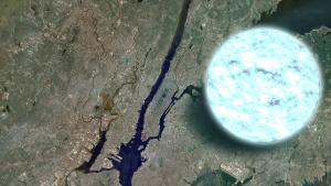 Your average neutron star compared with New York City.