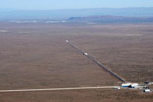 The LIGO Hanford Observatory in Washington State.