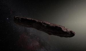 Artist's impression of the interstellar object.