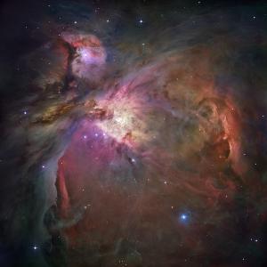 The Orion nebula is a stellar nursery.