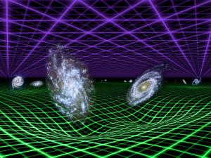 An artist’s conception dark energy.