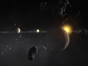 Asteroids might seed sub-Neptunes with life.