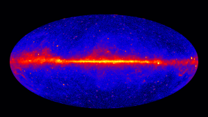 The cosmic glow of the gamma ray background.