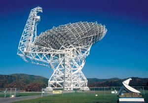 The 100-meter Green Bank Telescope.